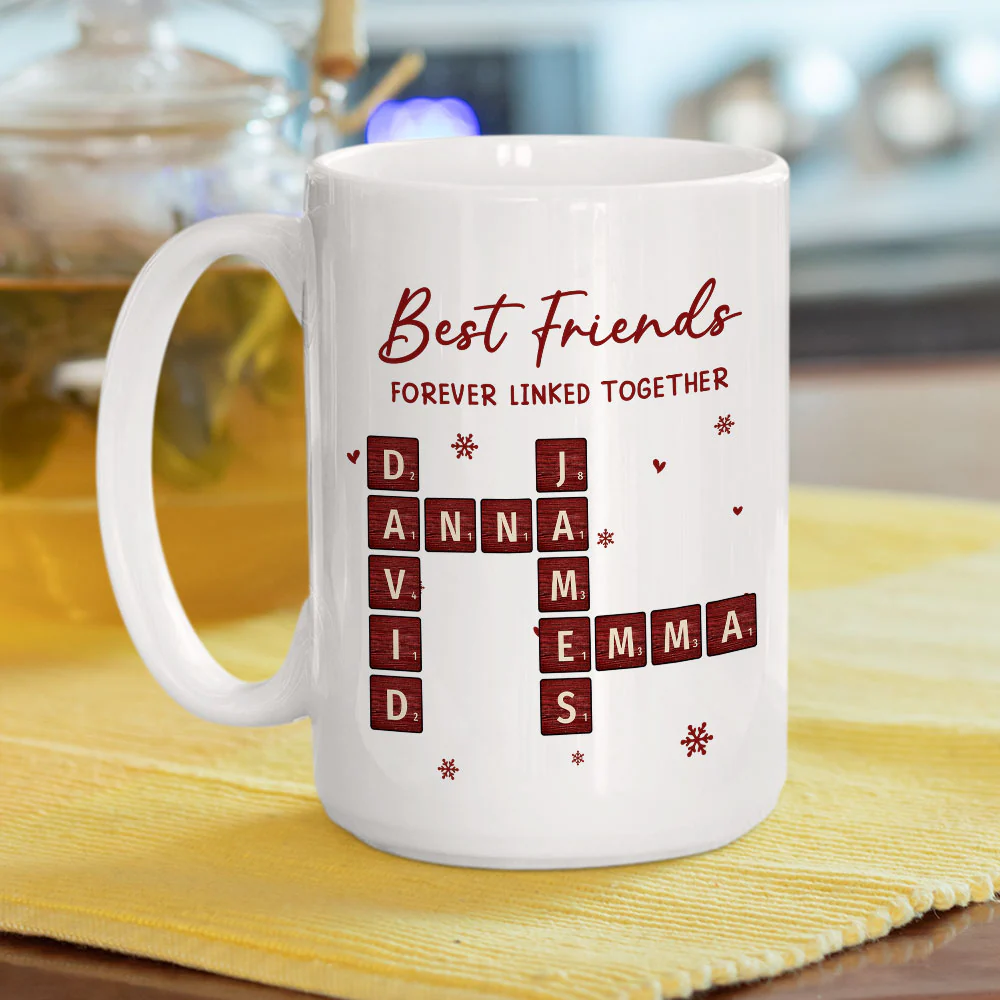 Bound By Memories And Laughter - Personalized Custom Coffee Mug - Image 3