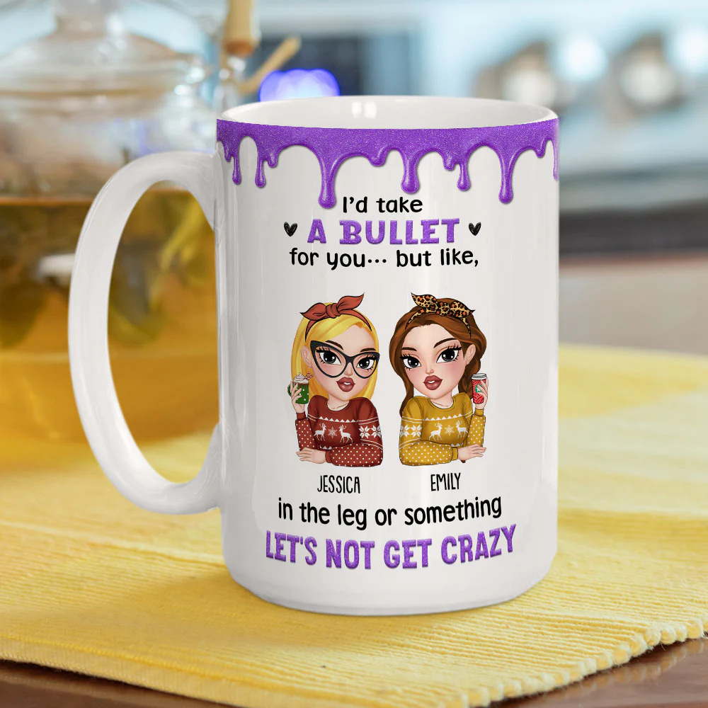 Braincells Missing But Vibes Strong - Personalized Custom Coffee Mug - Image 5