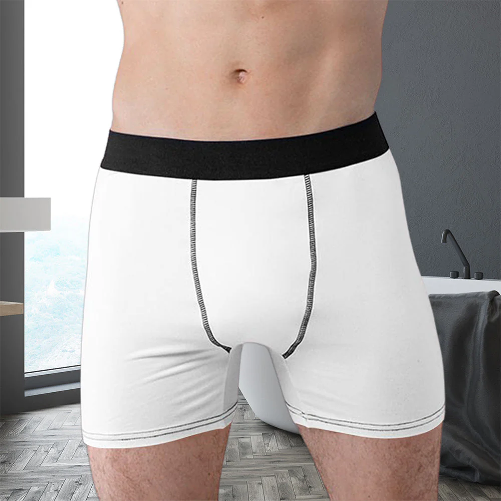 Break The Bed Not Me - Personalized Photo Men's Boxer Briefs - Image 4