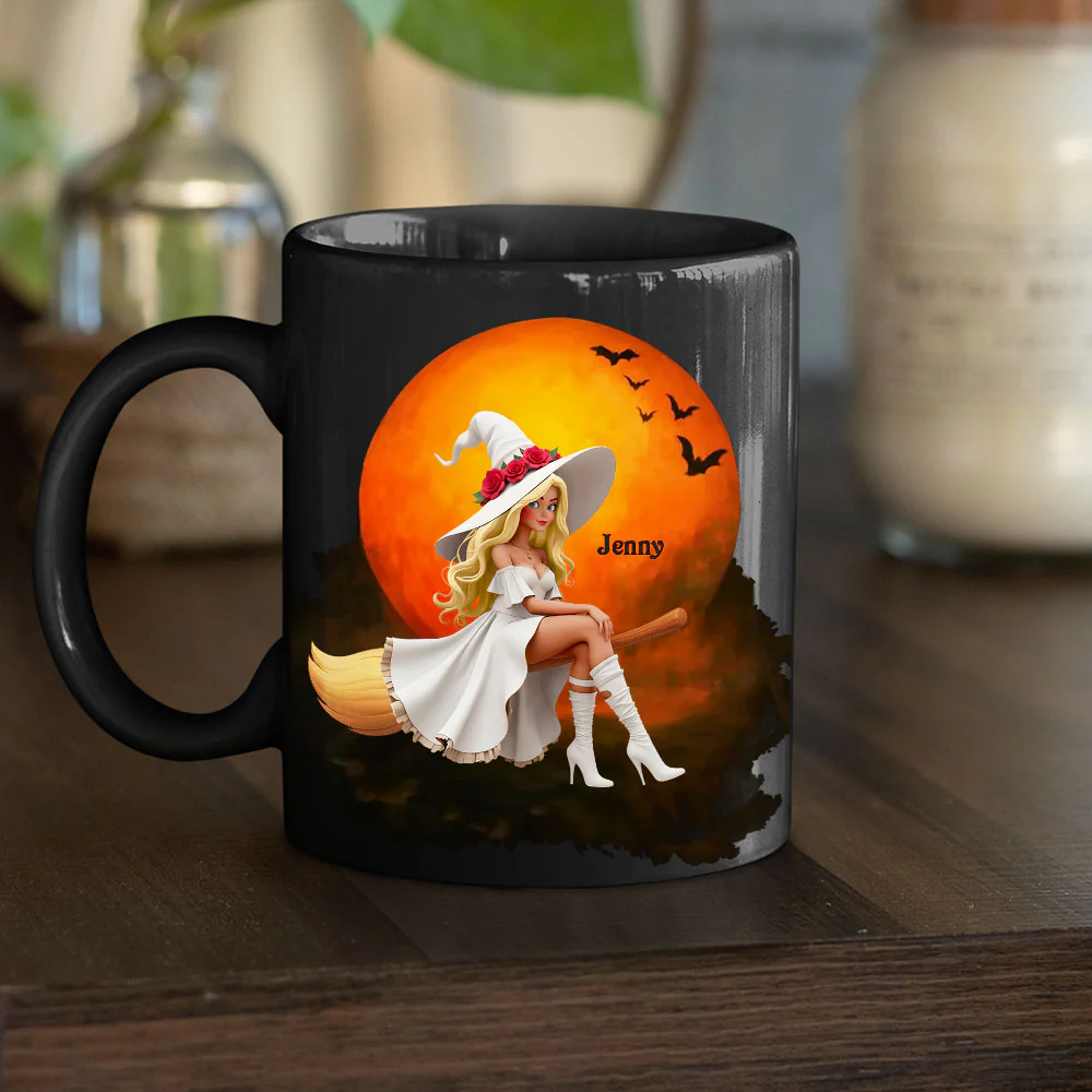 Brewing Up A Wicked Spell - Personalized Custom Coffee Mug - Image 3