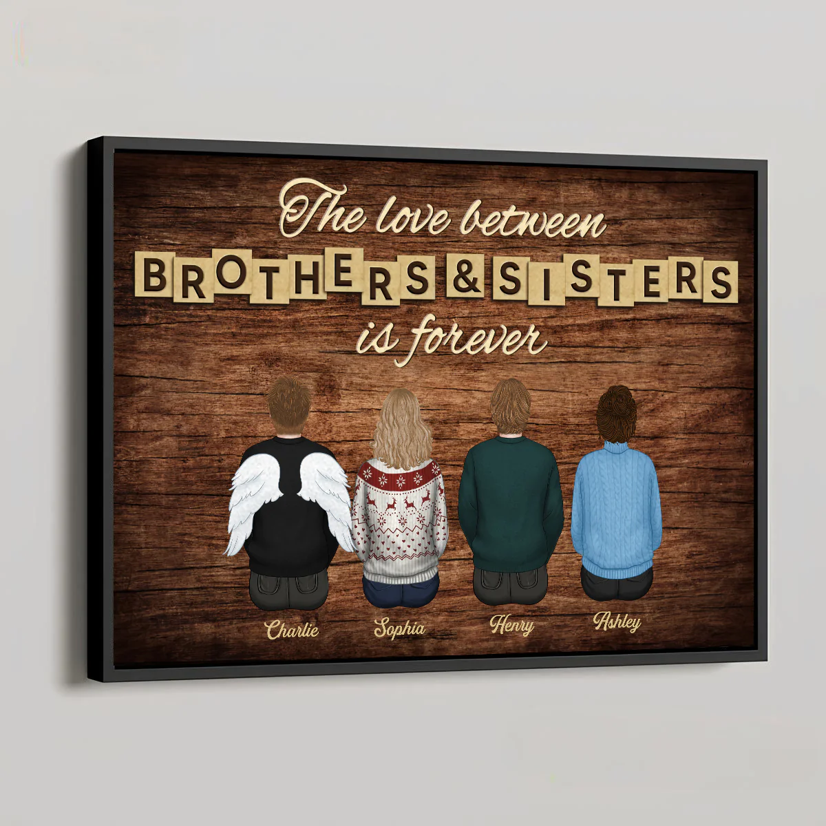 Brothers And Sisters - Personalized Custom Poster - Image 5