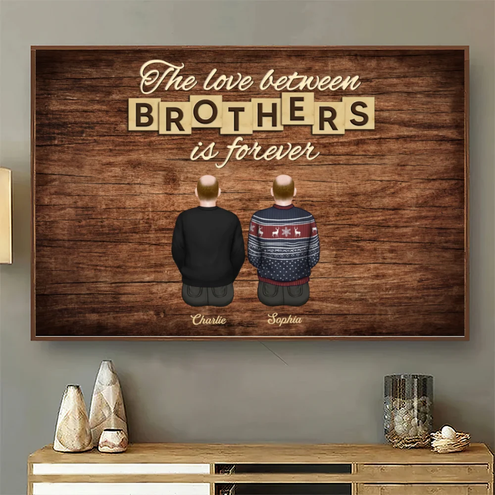 Brothers And Sisters - Personalized Custom Poster - Image 8