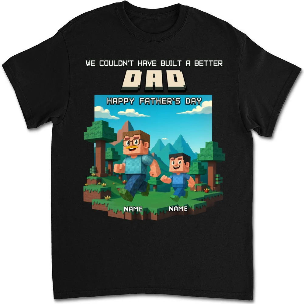 Built A Better Grandpa - Personalized Custom Shirt - Image 11