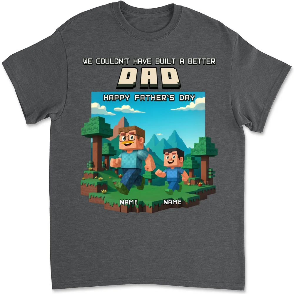Built A Better Grandpa - Personalized Custom Shirt - Image 12