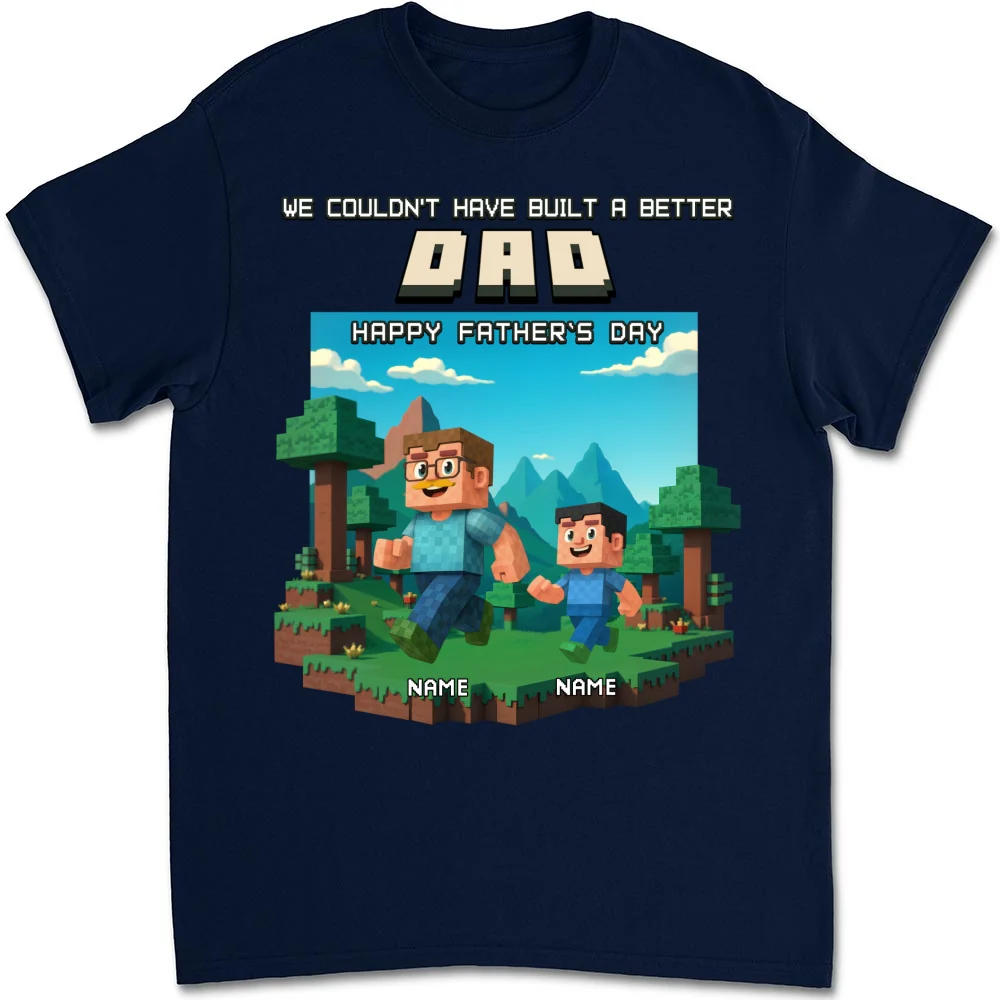Built A Better Grandpa - Personalized Custom Shirt - Image 14