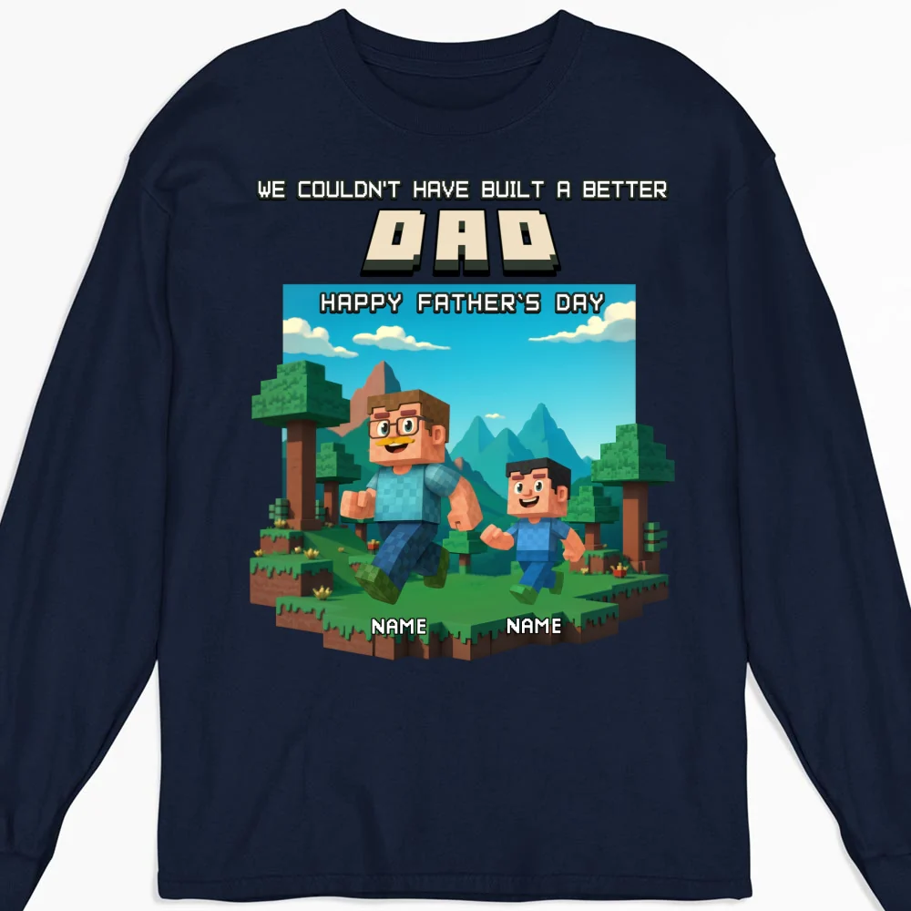 Built A Better Grandpa - Personalized Custom Shirt - Image 17