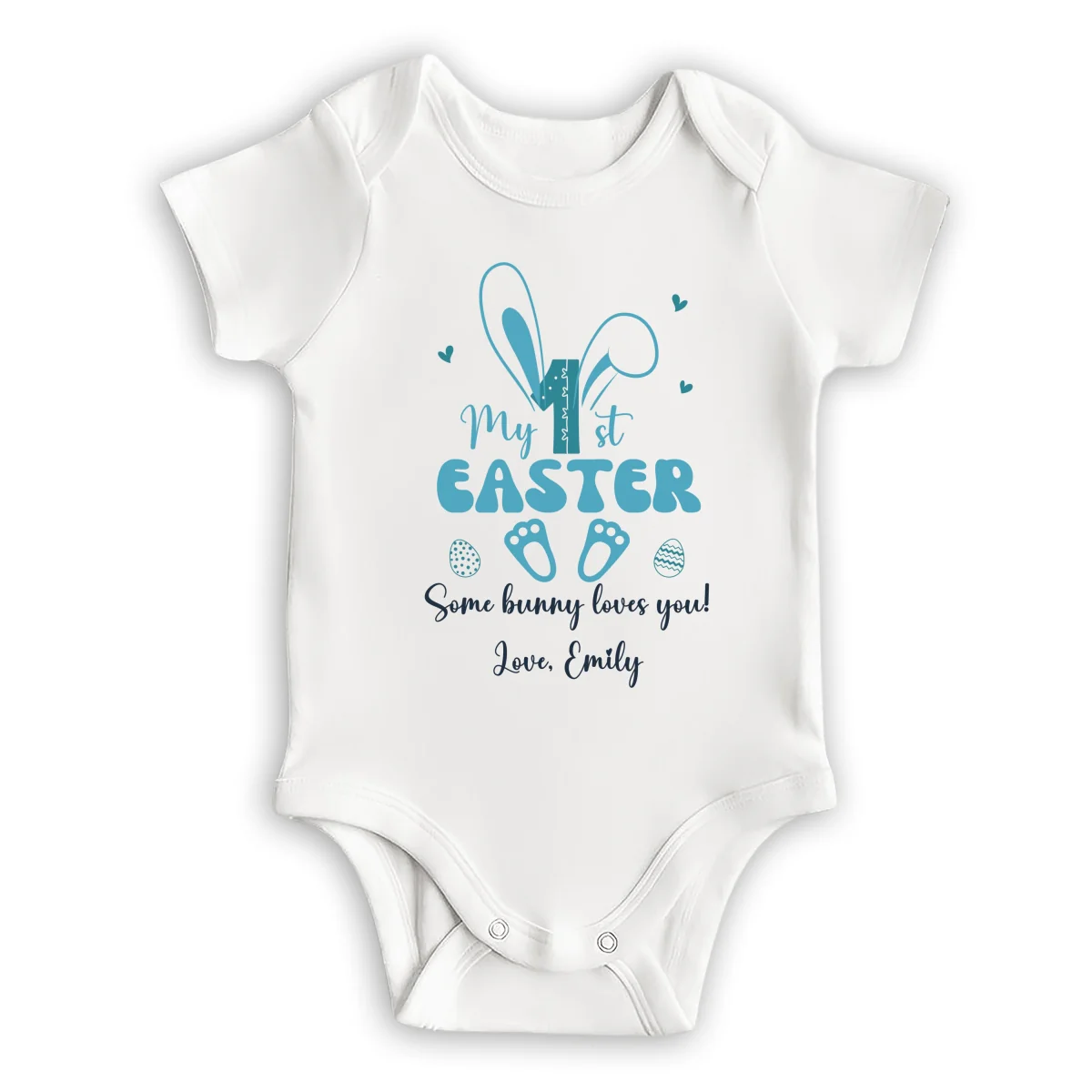 Bunny Wonderland - Personalized Custom Baby Onesie - Image 6