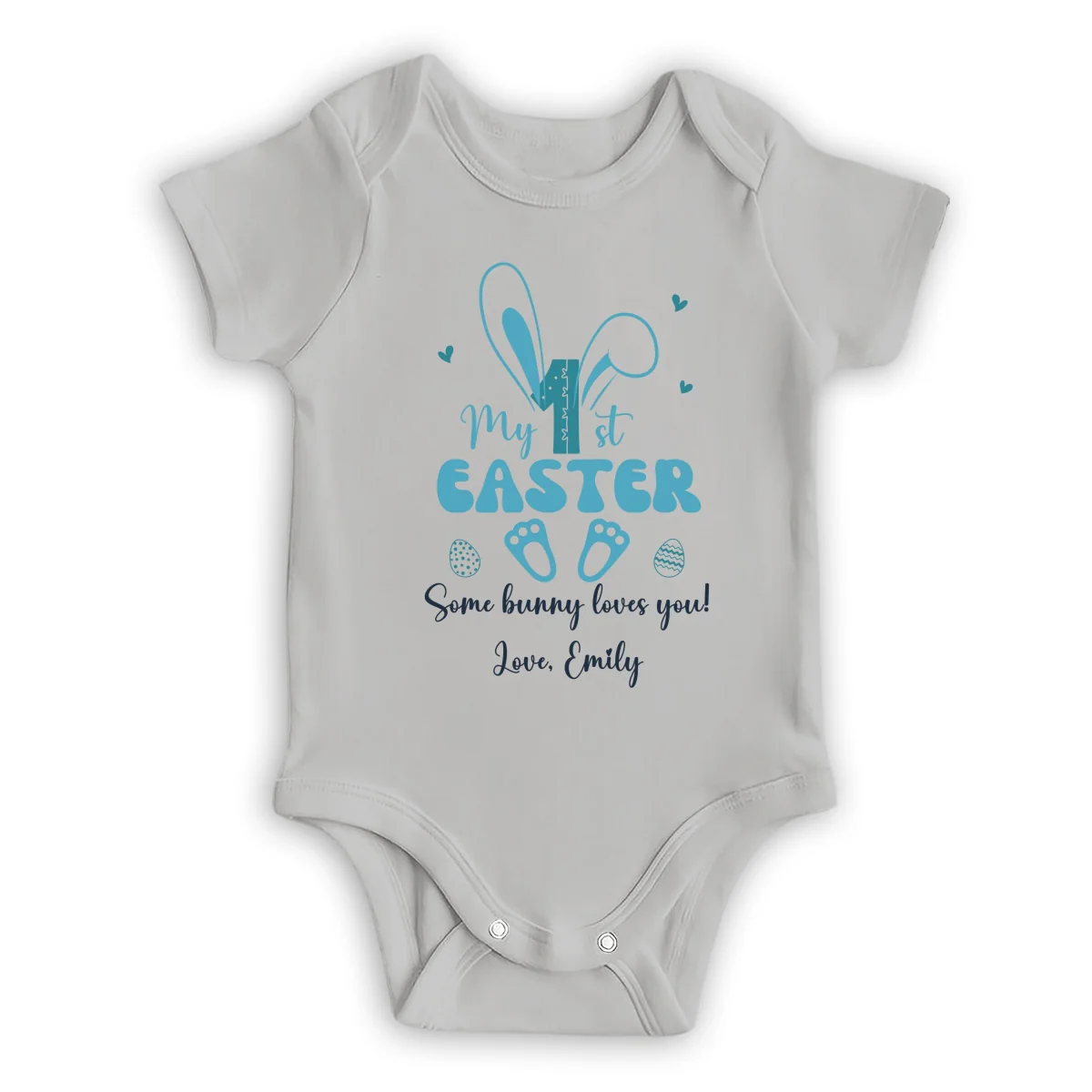 Bunny Wonderland - Personalized Custom Baby Onesie - Image 9