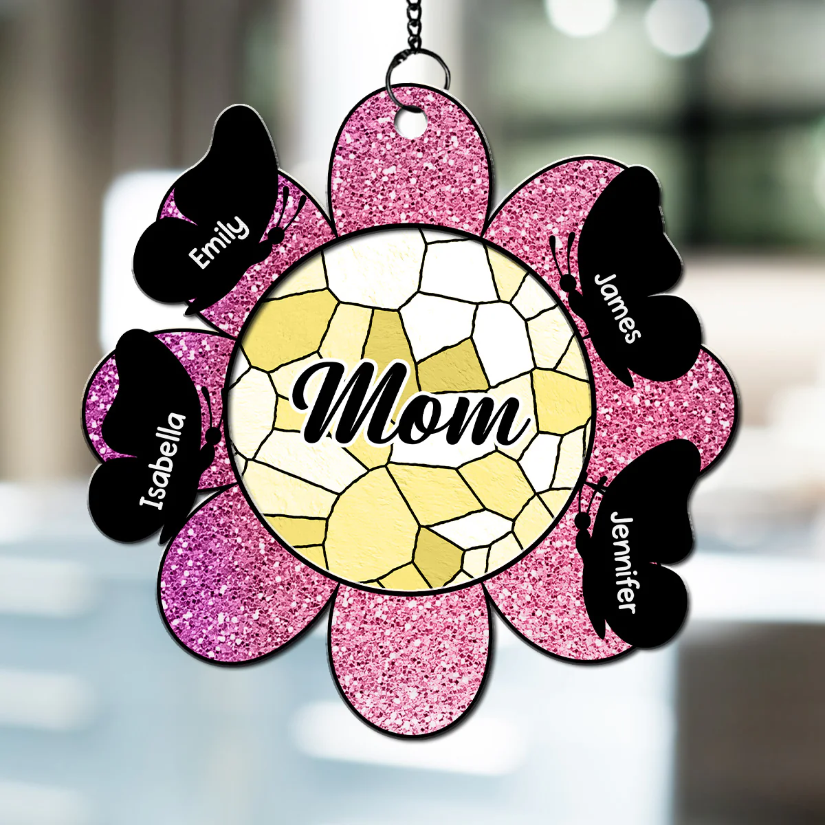 Butterfly Grandma - Personalized Custom Suncatcher - Image 4