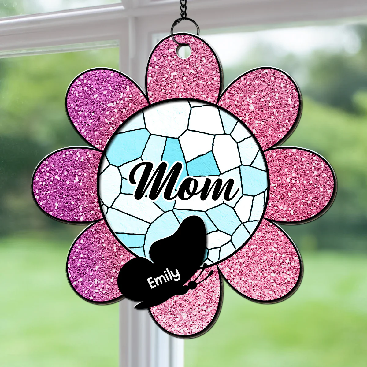 Butterfly Grandma - Personalized Custom Suncatcher - Image 6