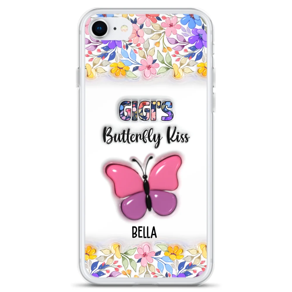 Butterfly Kisses - Personalized Custom 3D Inflated Effect Phone Case - Image 5