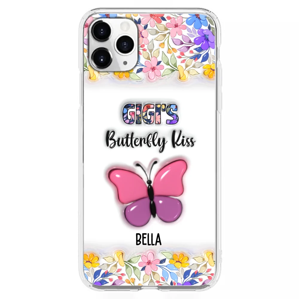 Butterfly Kisses - Personalized Custom 3D Inflated Effect Phone Case - Image 8