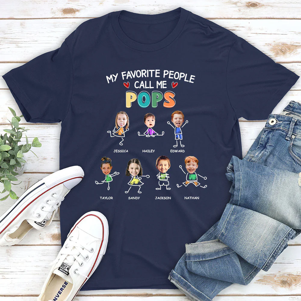 Call Me Grandpa - Personalized Custom Shirt - Image 2