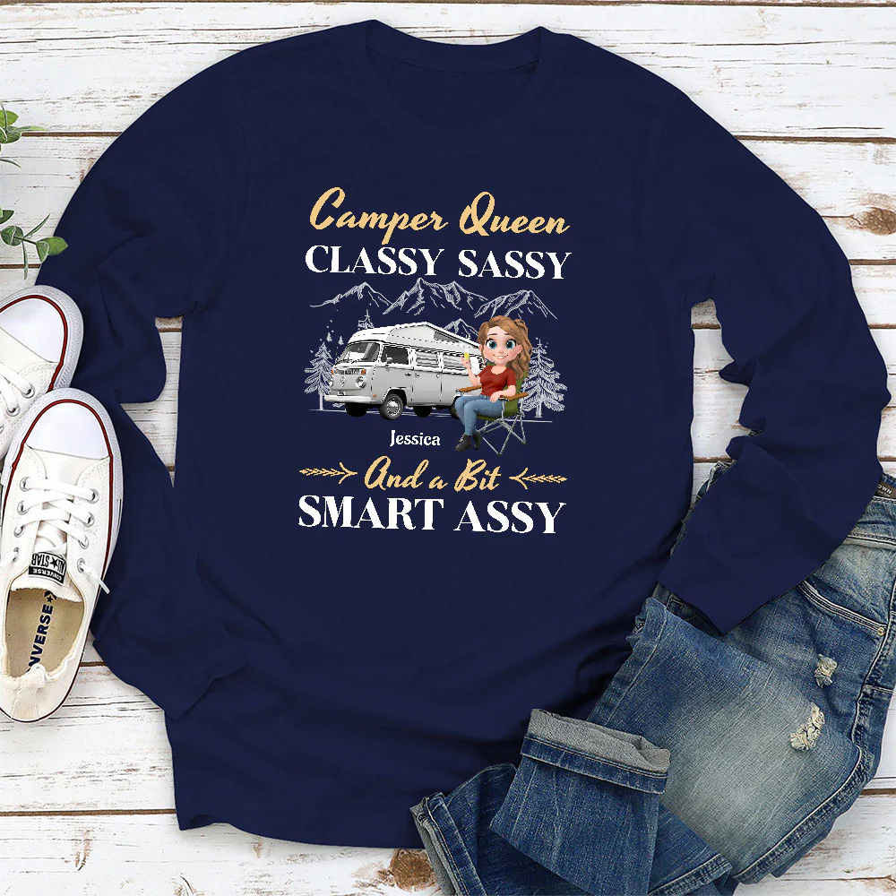 Camper Queen - Personalized Custom Shirt - Image 3