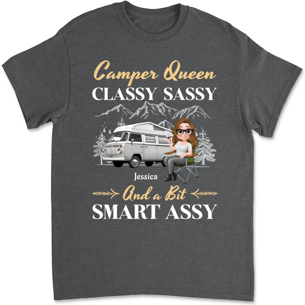 Camper Queen - Personalized Custom Shirt - Image 7