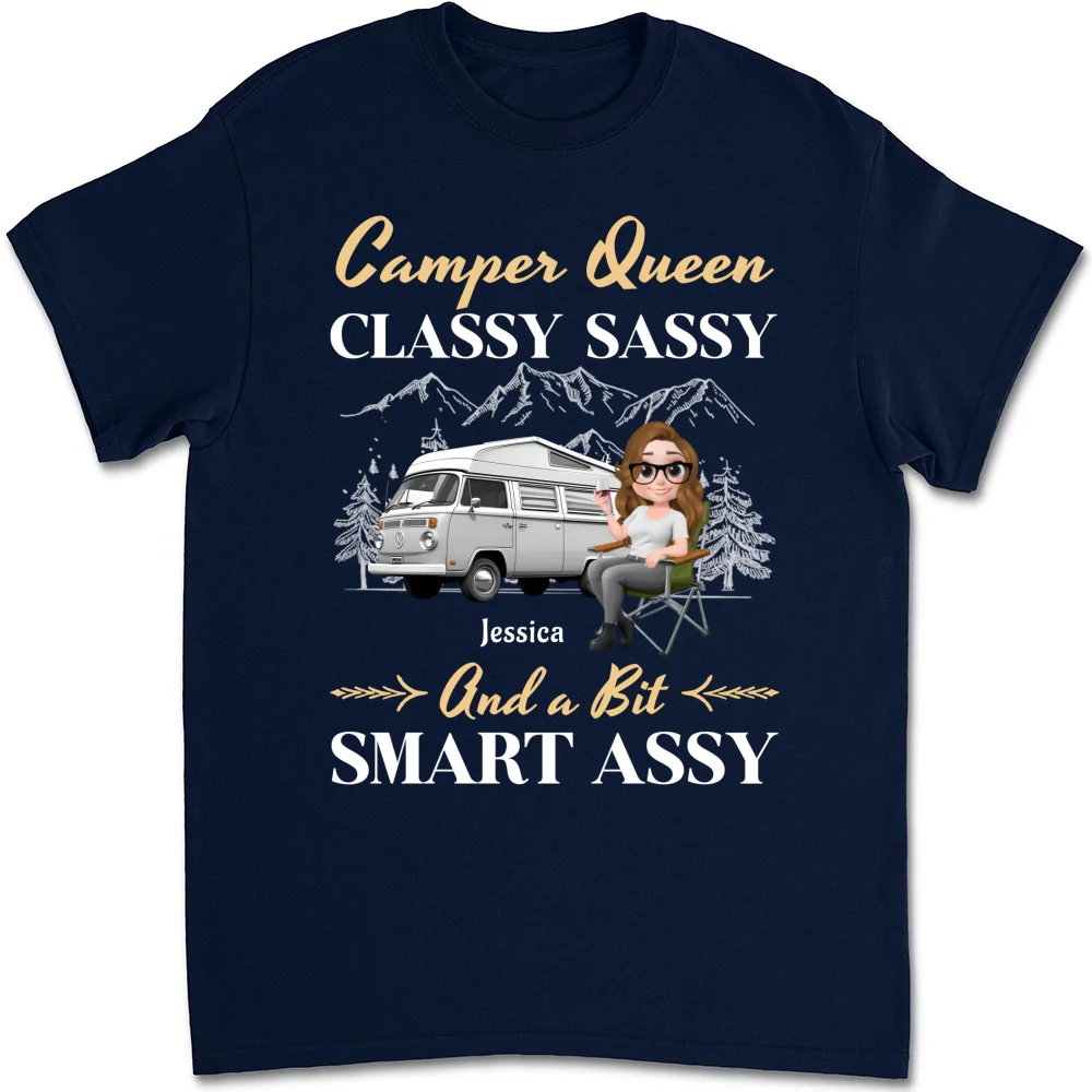 Camper Queen - Personalized Custom Shirt - Image 9