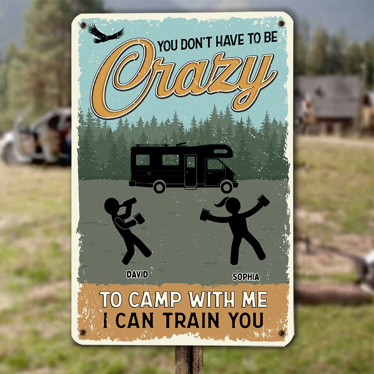 Campfire Smoke Is My Perfume - Personalized Custom Metal Signs - Image 2