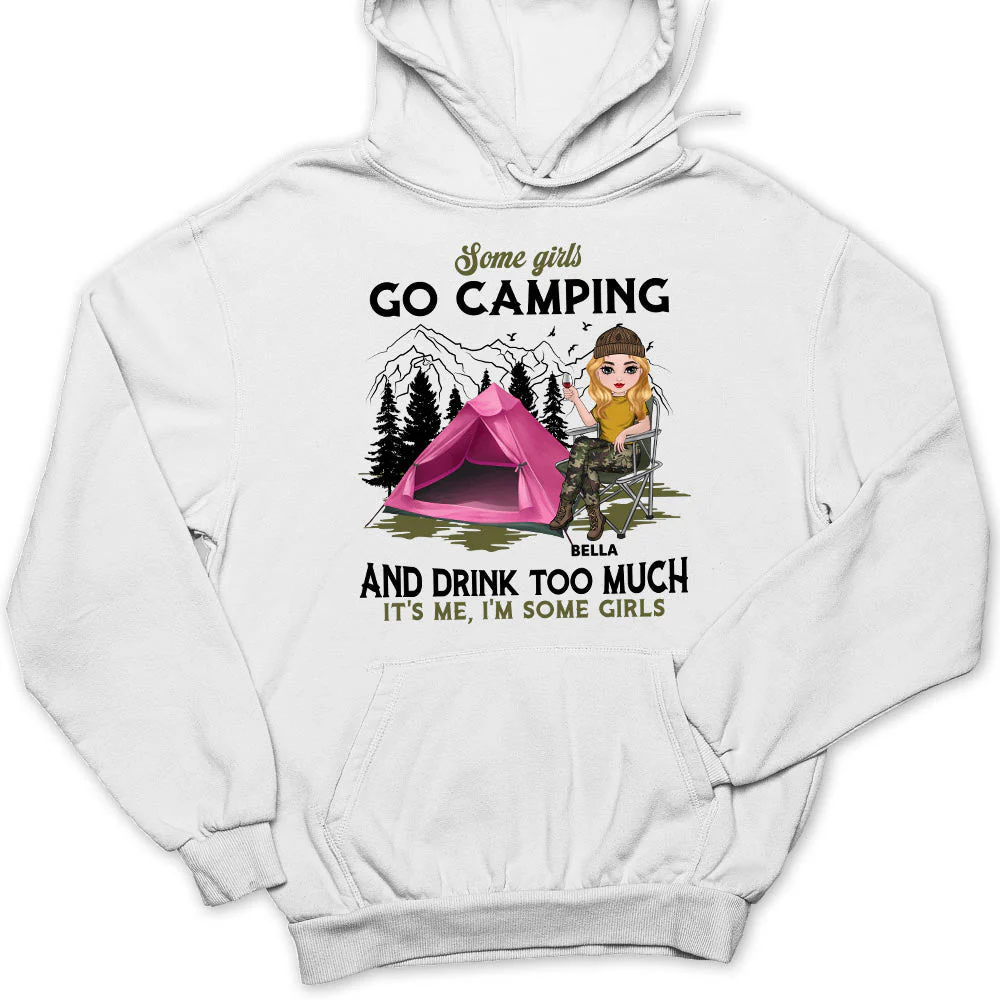 Camping And Drink - Personalized Custom Hoodie