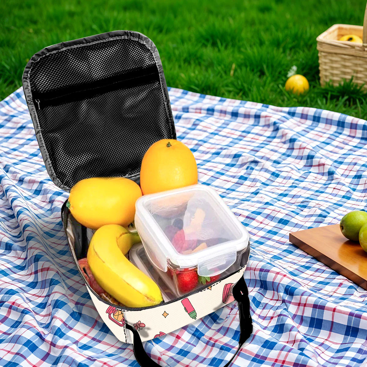 Camping Crew - Personalized Custom Insulated Lunch Bag - Image 3