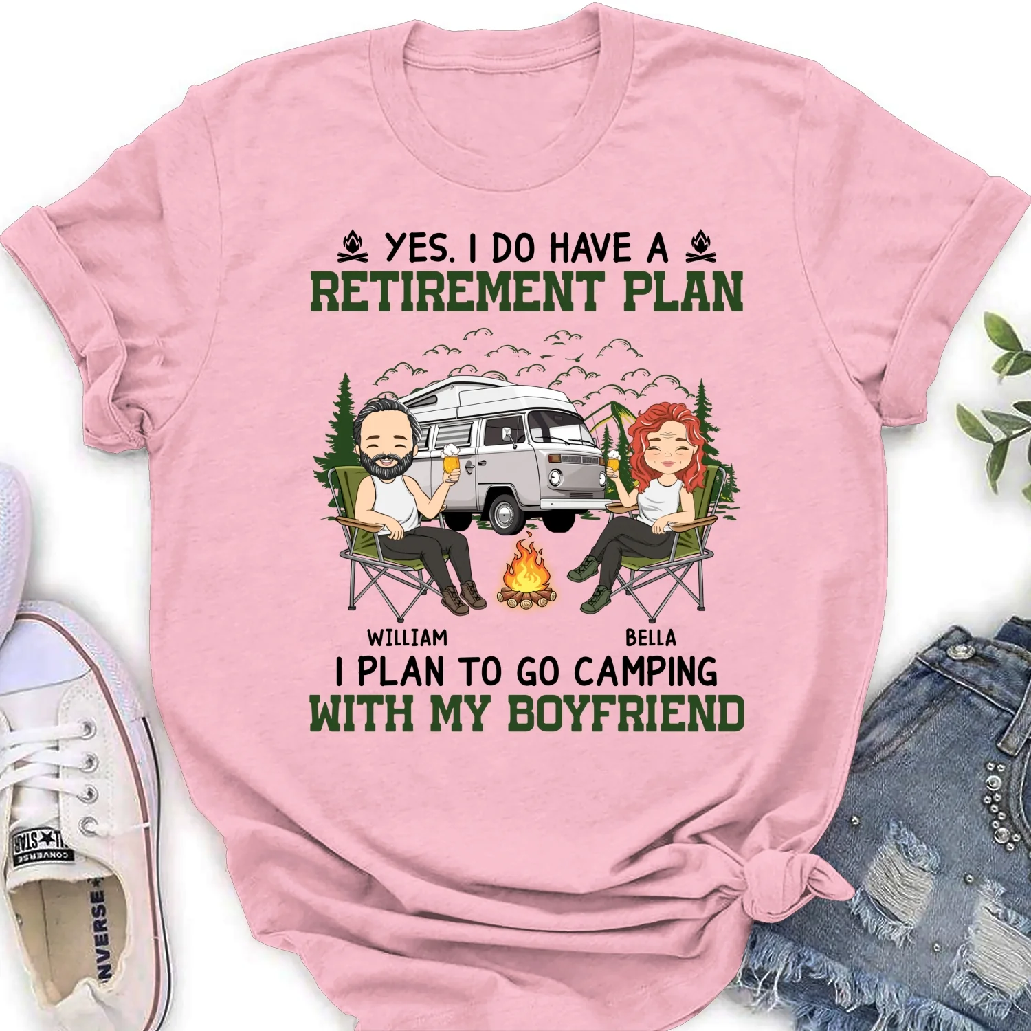 Camping With My Love - Personalized Custom Shirt - Image 18