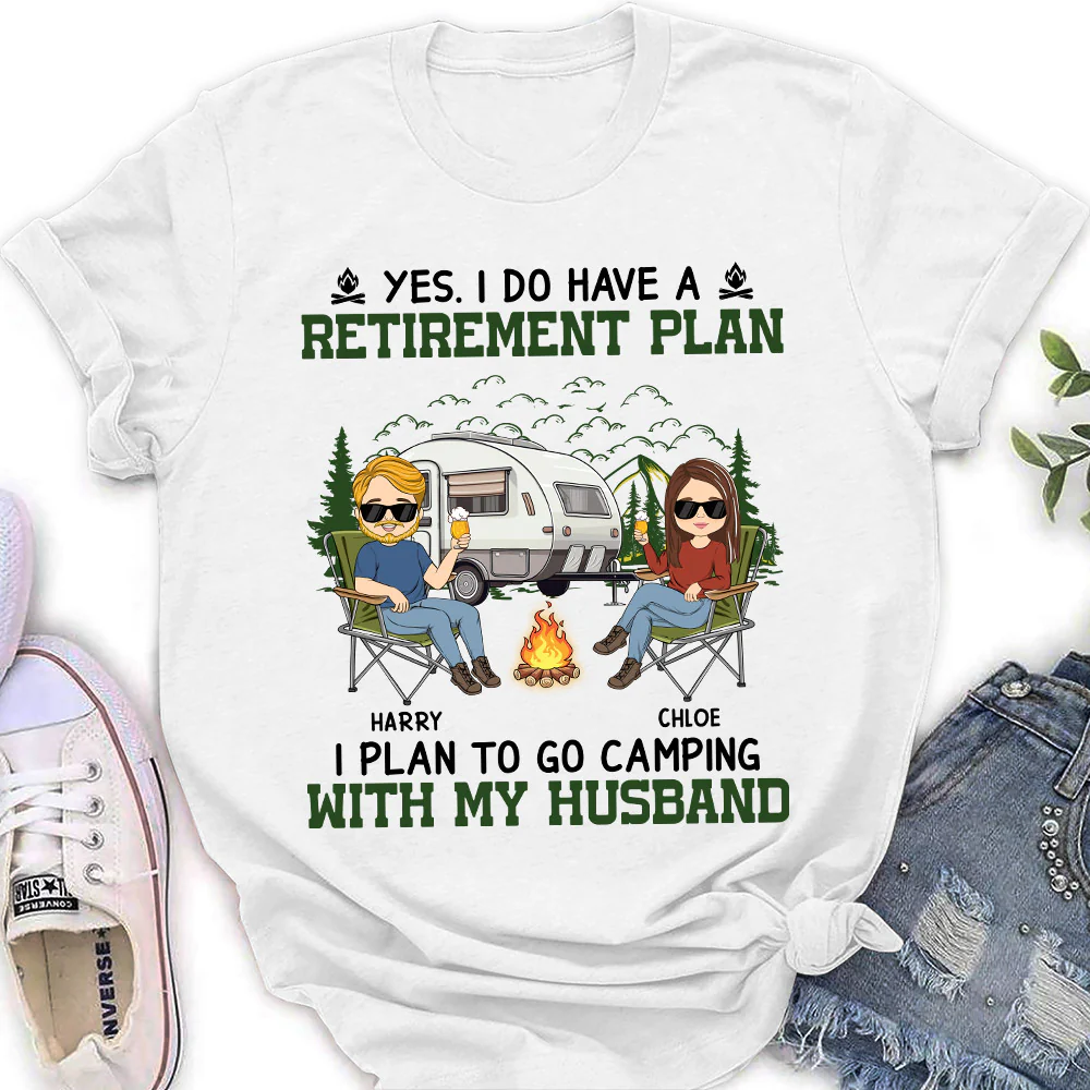 Camping With My Love - Personalized Custom Shirt - Image 2