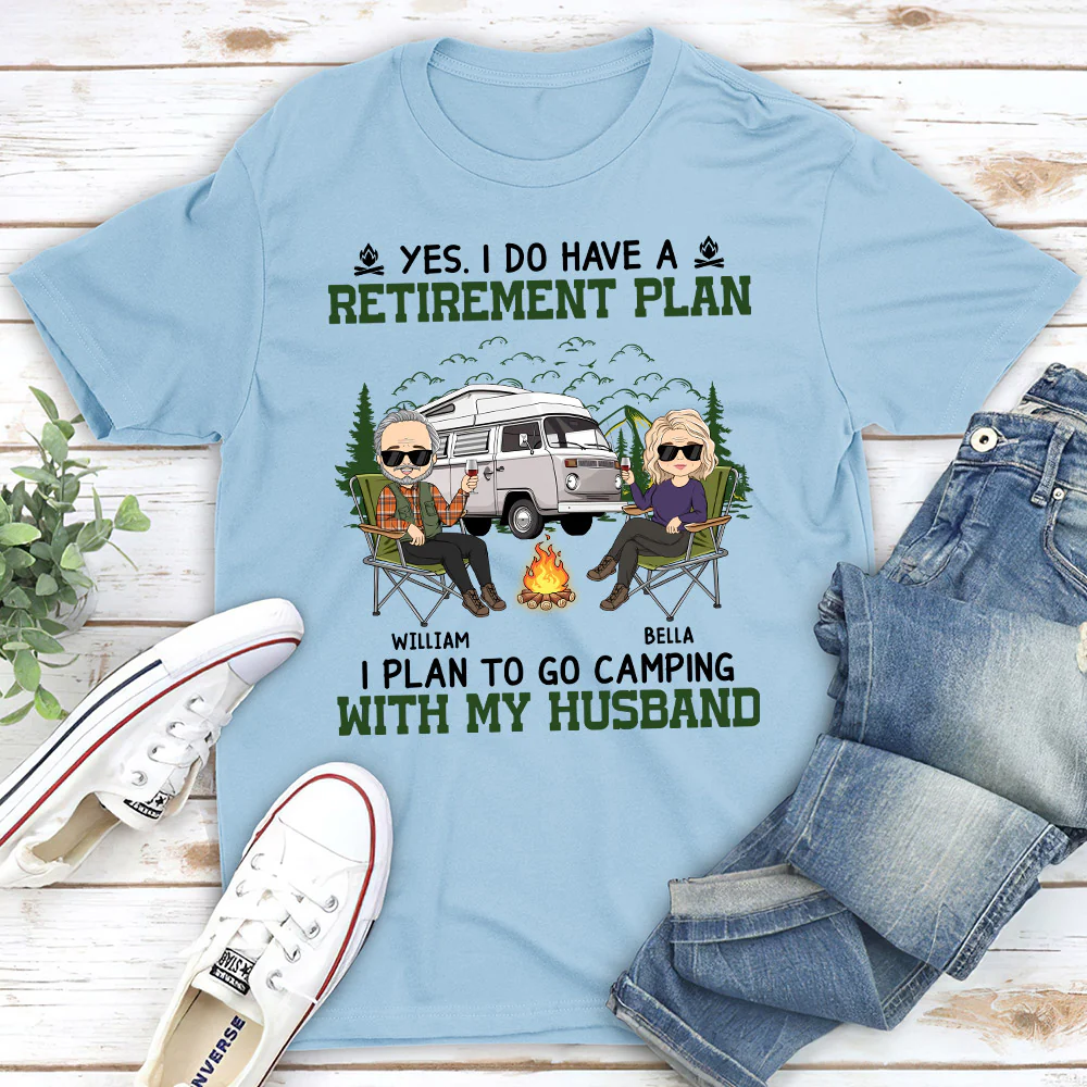 Camping With My Love - Personalized Custom Shirt - Image 3
