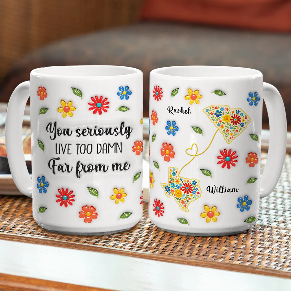 Can You Just Live Here - Personalized Custom 3D Inflated Effect Mug - Image 4
