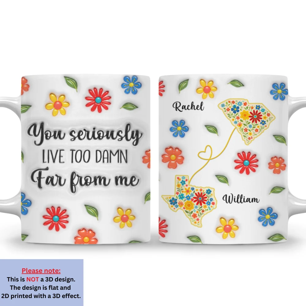 Can You Just Live Here - Personalized Custom 3D Inflated Effect Mug - Image 6