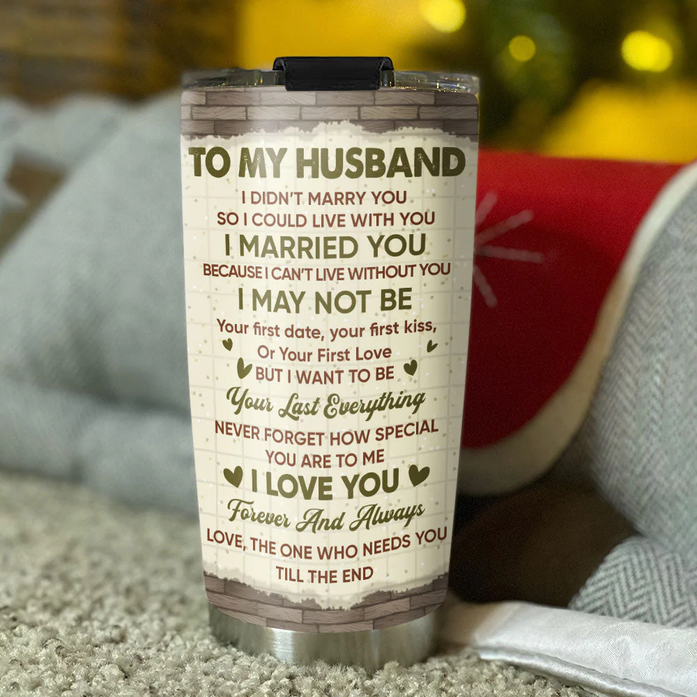 Cant Live Without You - Personalized Custom Tumbler - Image 4