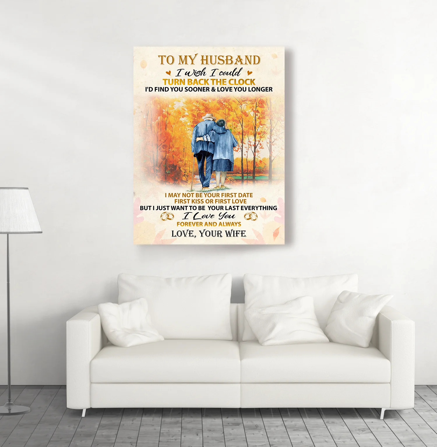 Husband Wife - I Wish I Could Turn Back The Clock - Matte Canvas - Image 3