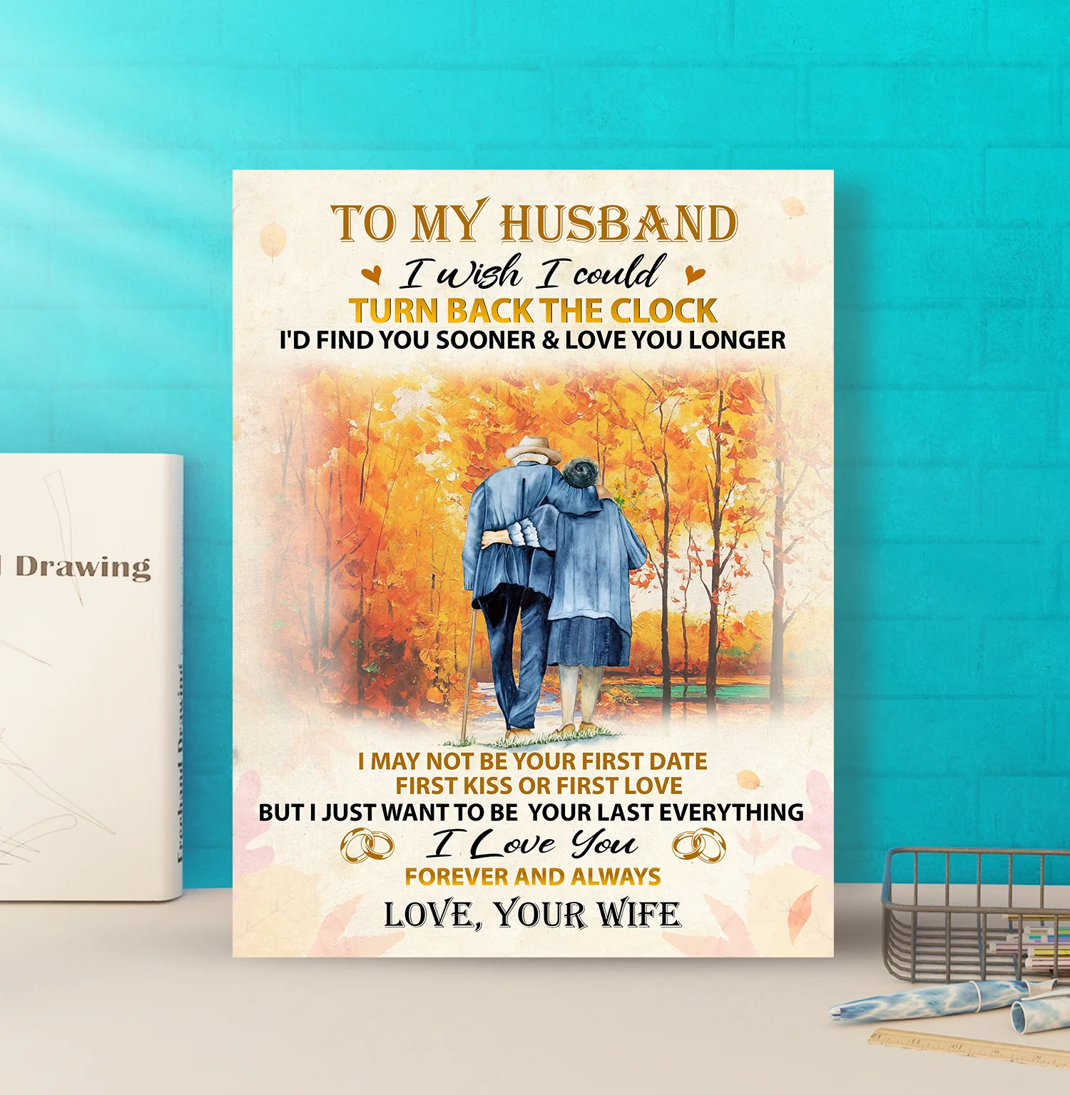 Husband Wife - I Wish I Could Turn Back The Clock - Matte Canvas - Image 4