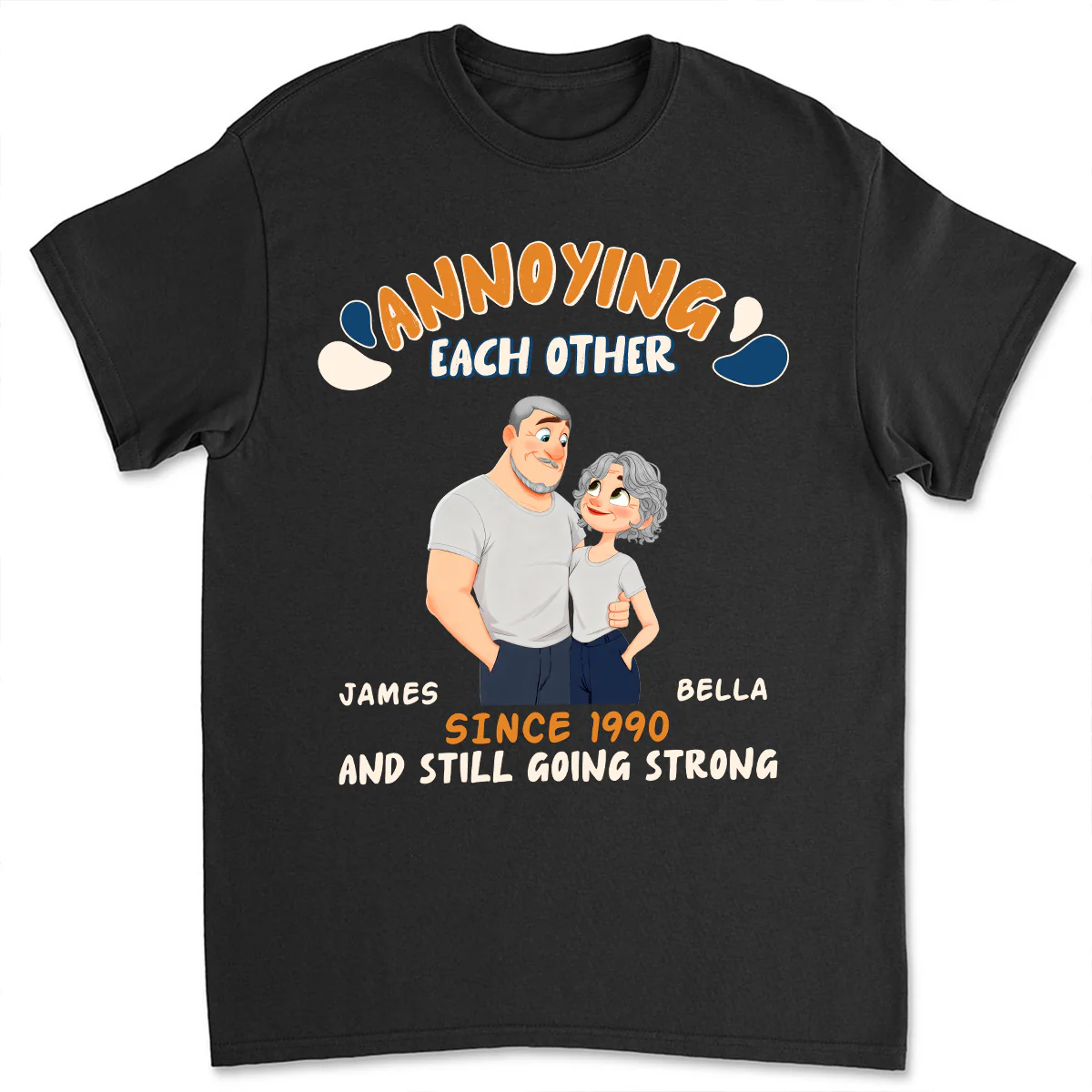 Caricature Love Couple - Personalized Custom Shirt