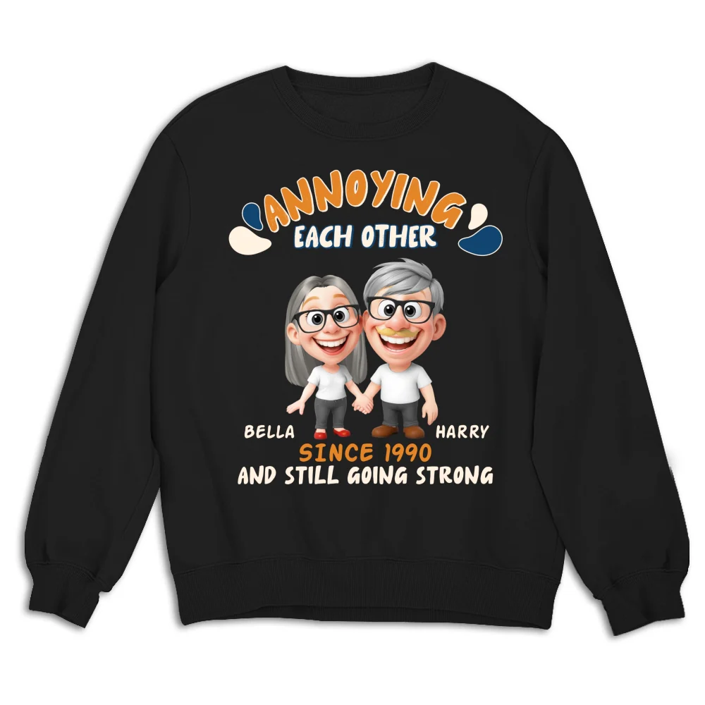 Caricature Love Couple - Personalized Custom Shirt - Image 14