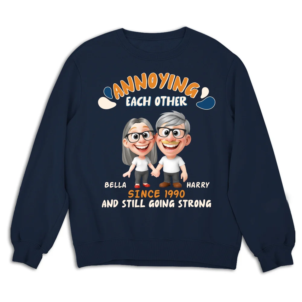 Caricature Love Couple - Personalized Custom Shirt - Image 16