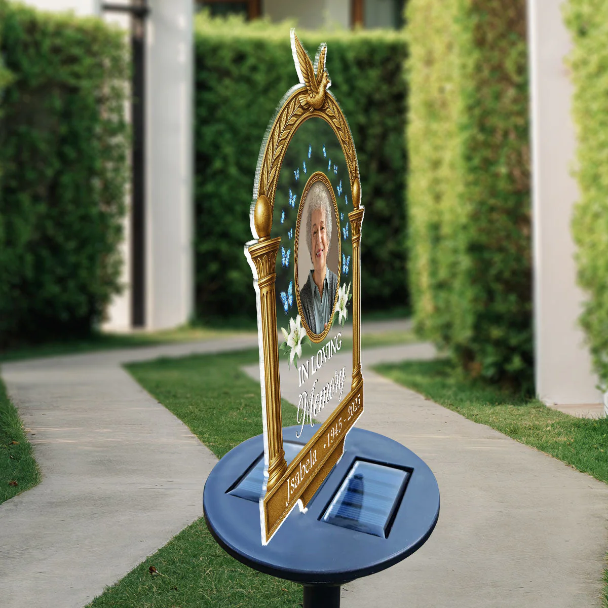 Carried In My Heart - Personalized Custom Solar Light - Image 6