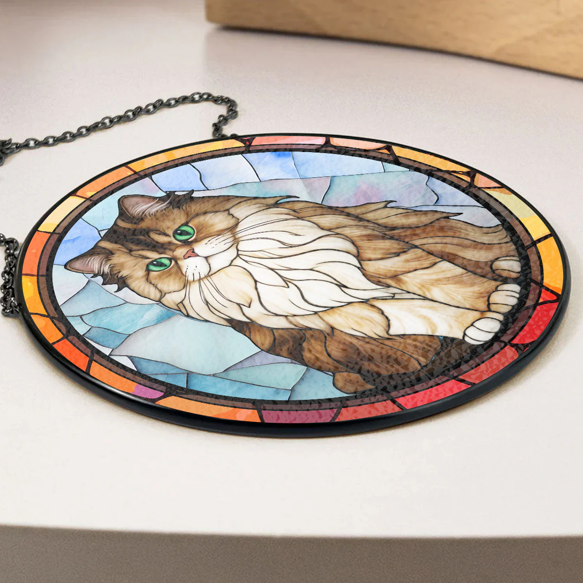 Cat Photo - Personalized Custom Window Hanging Suncatcher - Image 4
