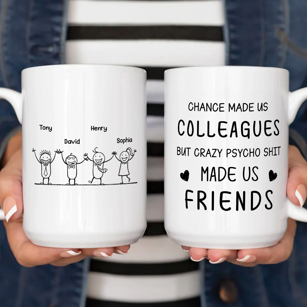 Chance Made Us - Personalized Custom Coffee Mug - Image 4
