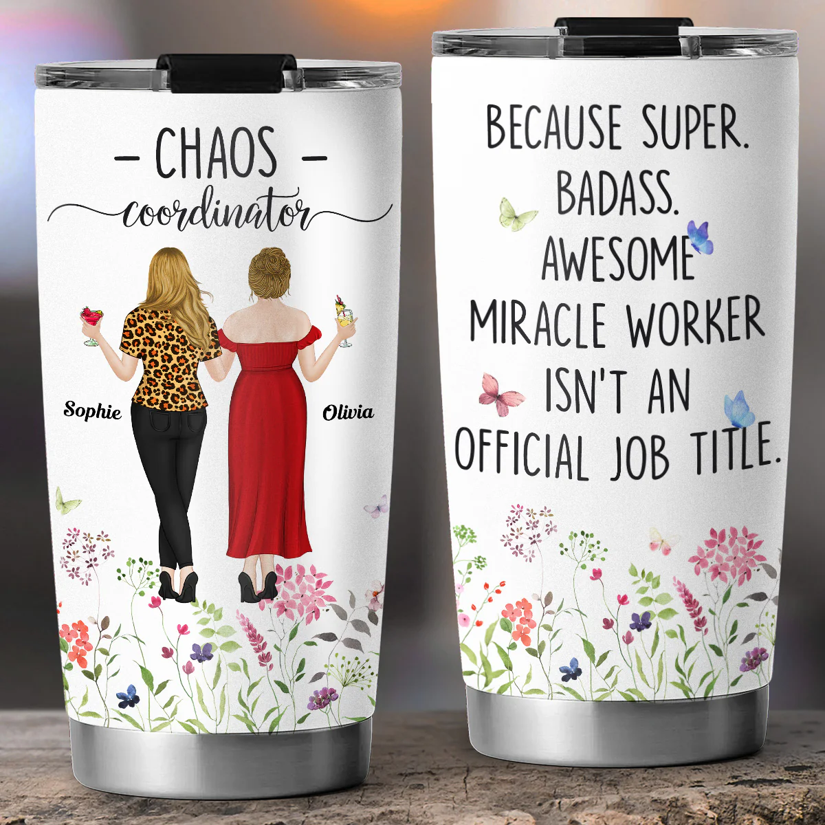 Chaos Coordinator - Personalized Custom Tumbler - Image 4