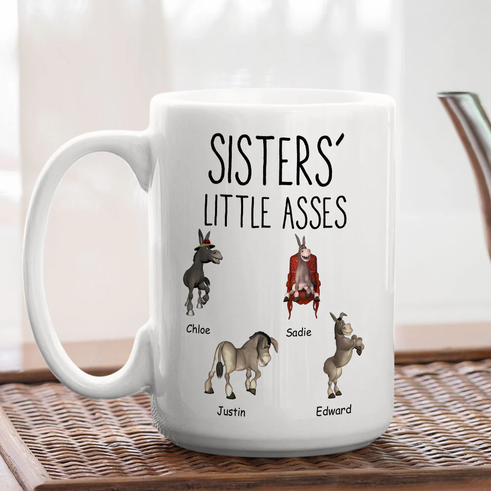 Chaos Powered By Siblings - Personalized Custom Coffee Mug - Image 5