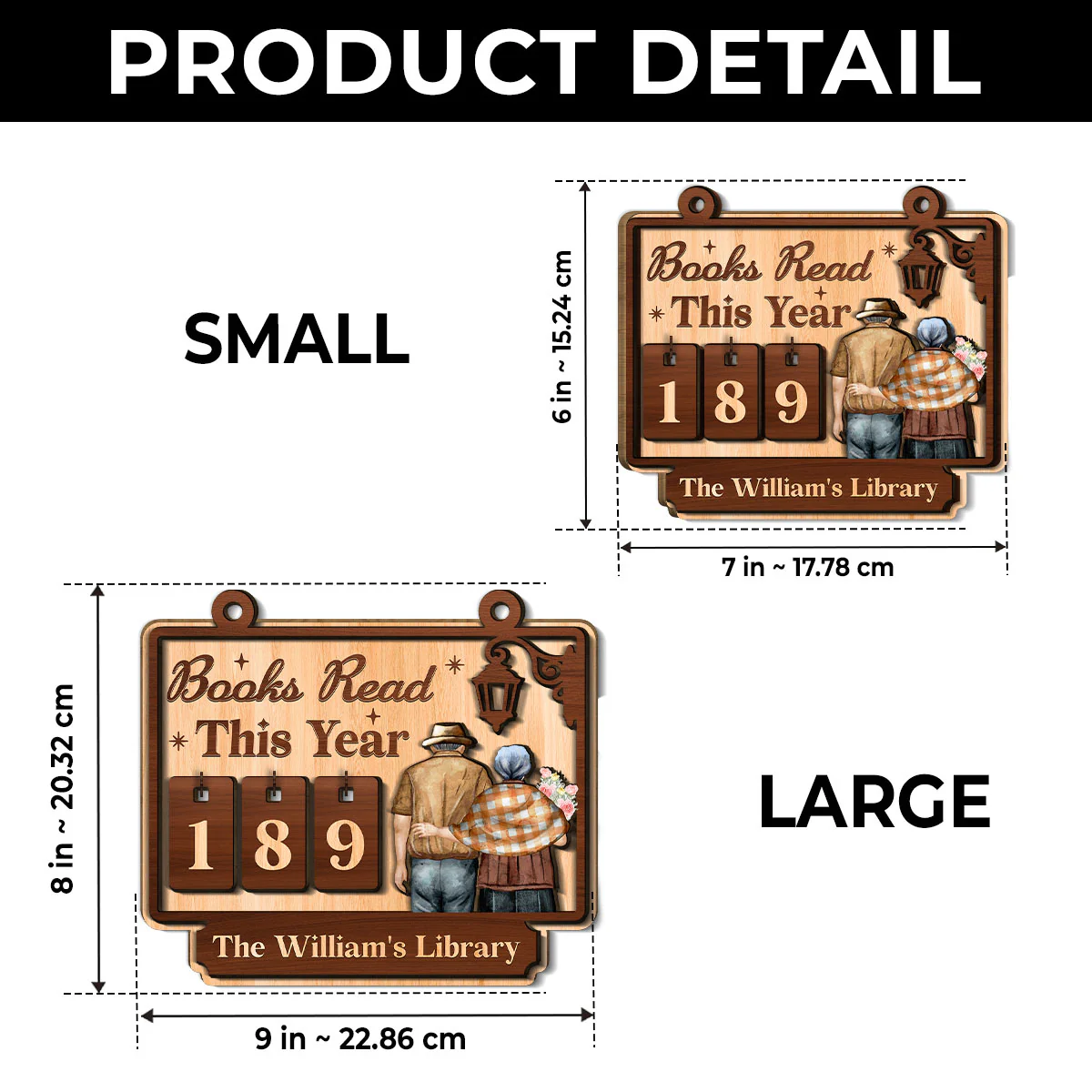Chapters of Us - Personalized Custom Tracker Sign - Image 4