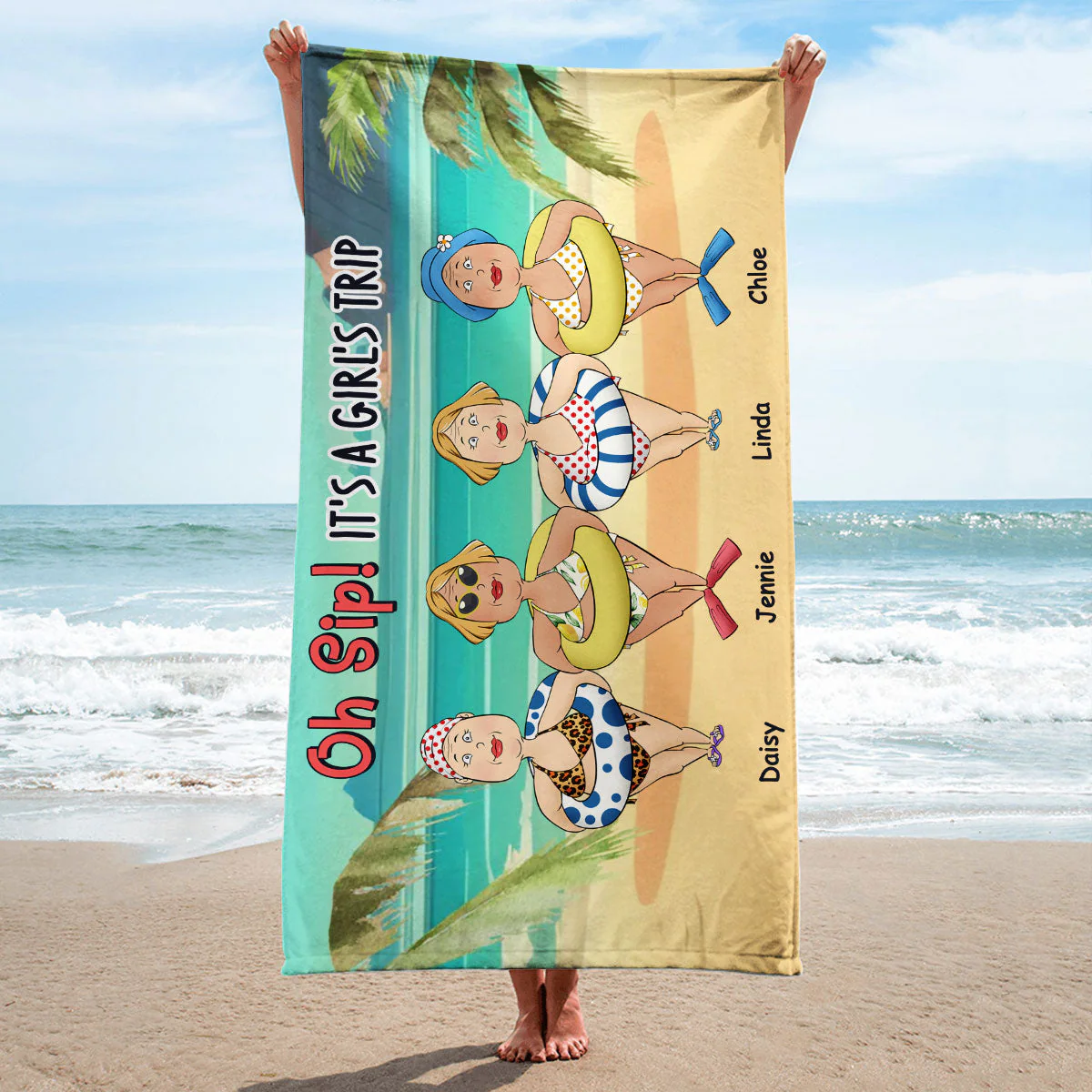 Cheaper Than Therapy - Personalized Custom Beach Towel - Image 4
