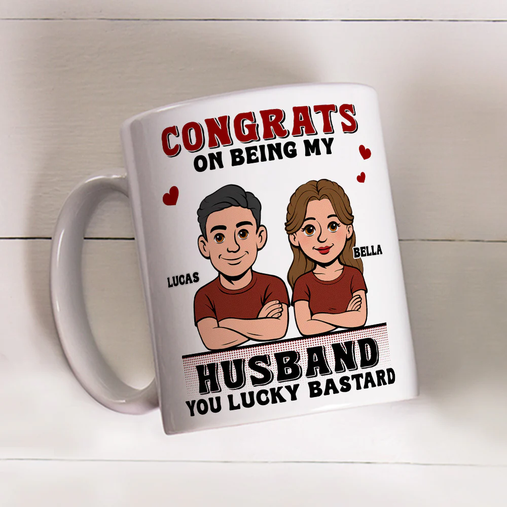 Cheeky Husband - Personalized Custom Coffee Mug - Image 2