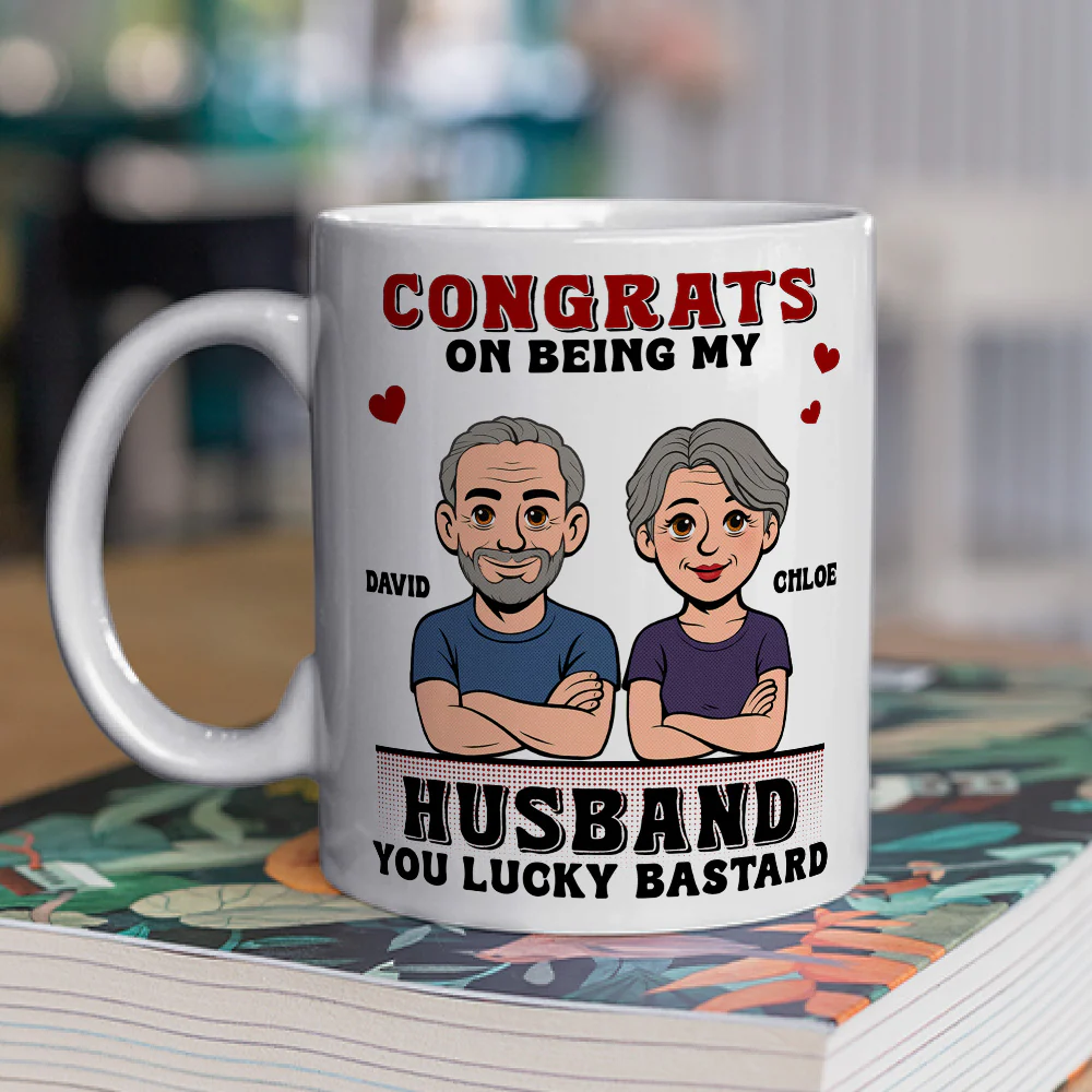 Cheeky Husband - Personalized Custom Coffee Mug - Image 3