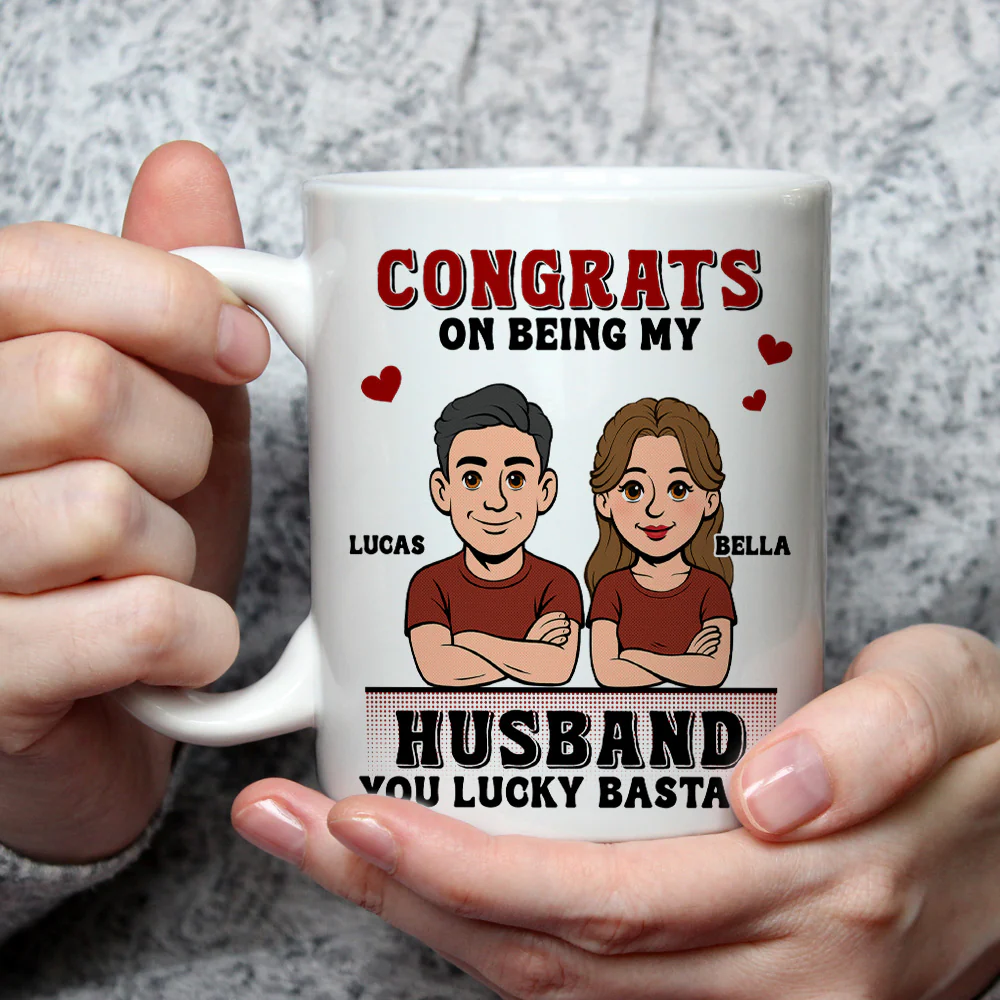 Cheeky Husband - Personalized Custom Coffee Mug - Image 4