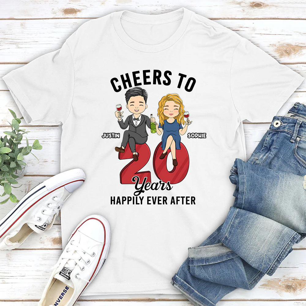 Cheers To - Personalized Custom Classic T-shirt - Image 2