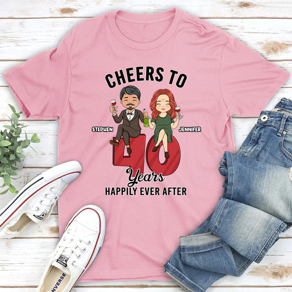 Cheers To - Personalized Custom Classic T-shirt - Image 4