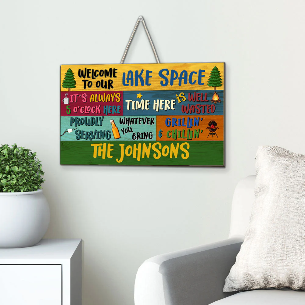 Chilling Chilling Out - Personalized Custom Wood Sign - Image 4