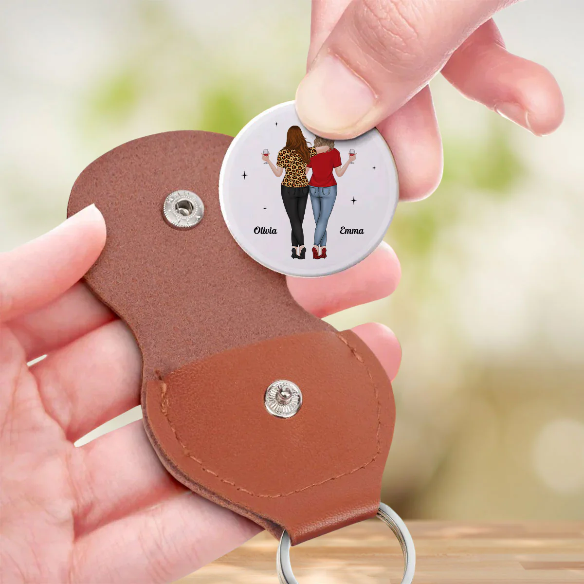 Chosen Family Forever - Personalized Custom Pocket Hug - Image 3