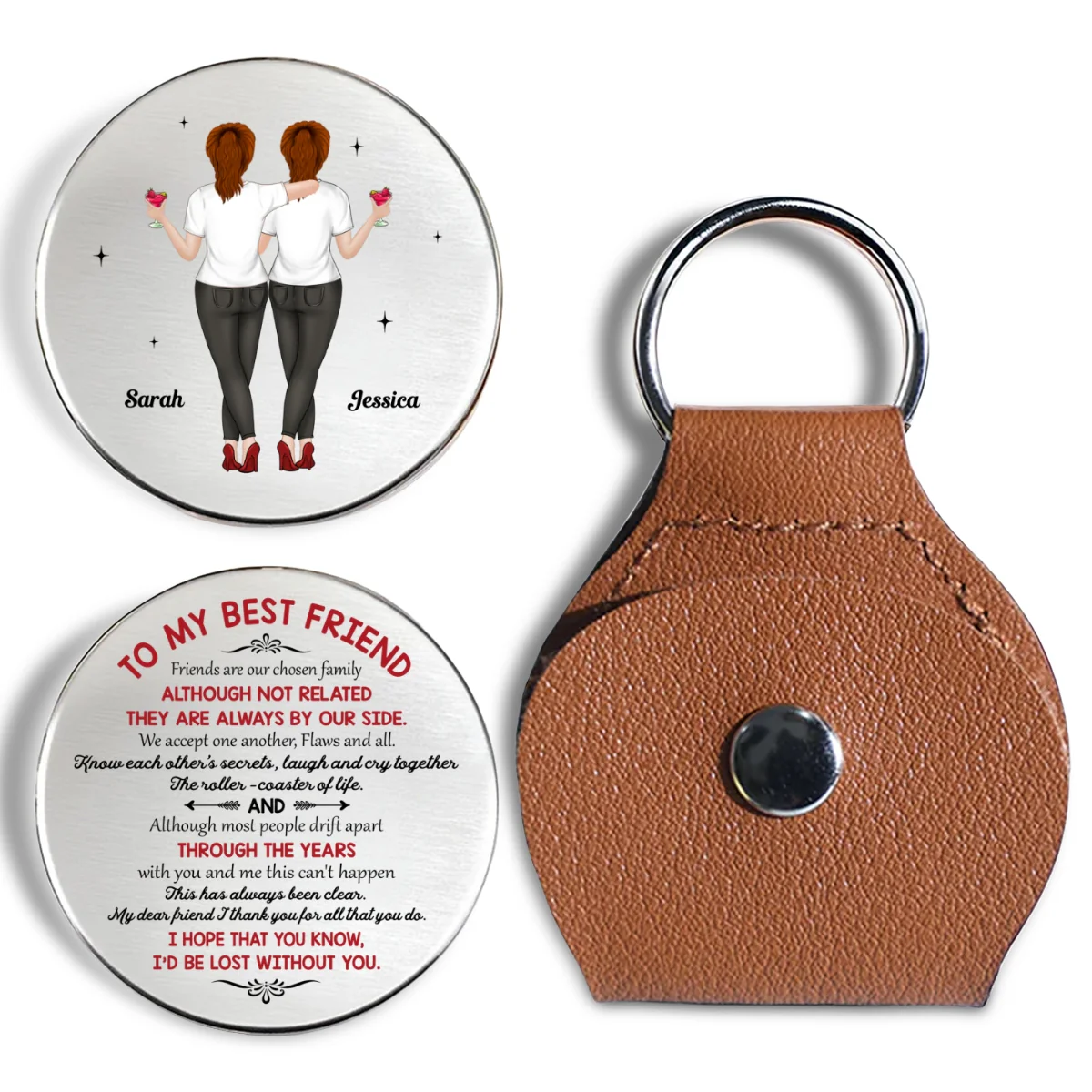 Chosen Family Forever - Personalized Custom Pocket Hug - Image 6