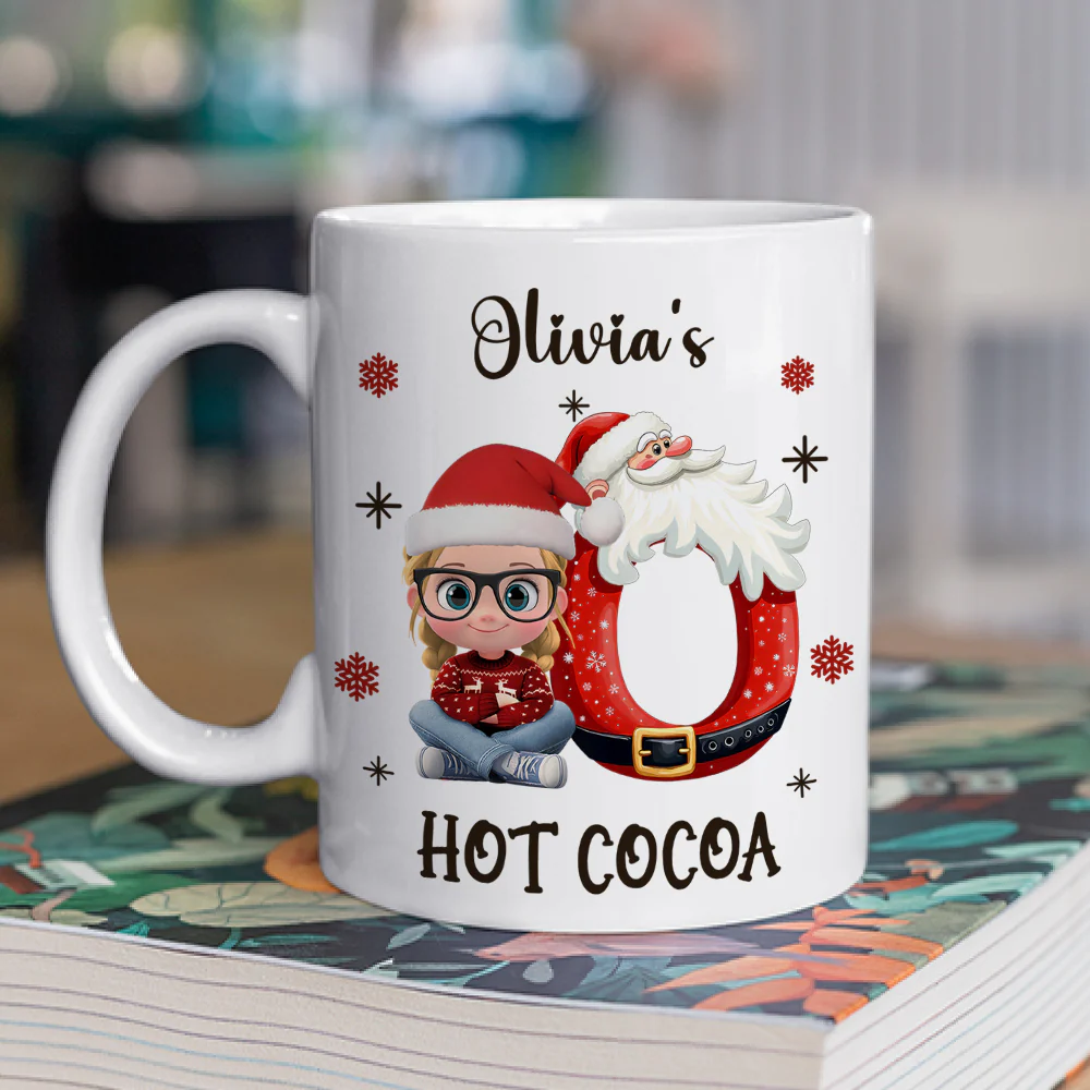 Christmas Cocoa - Personalized Custom Coffee Mug - Image 2